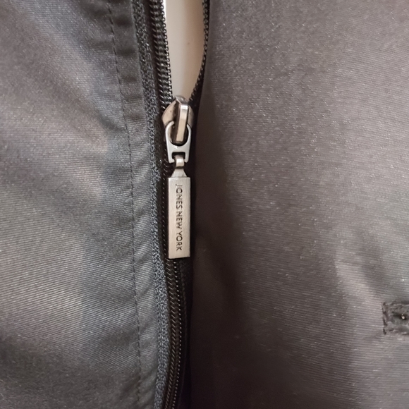 Jones New York black trench coat - Picture 5 of 7